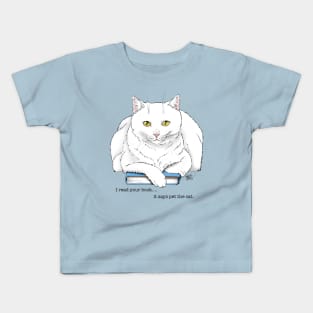 Book Cat Kids T-Shirt